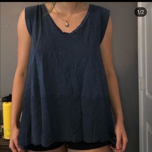 Free people navy top